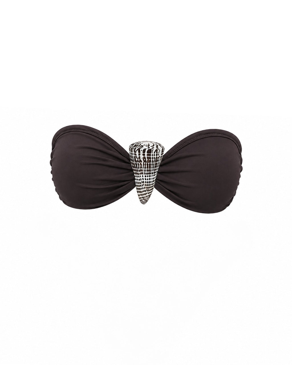 The Mocha Leopard Cone Bikini Top