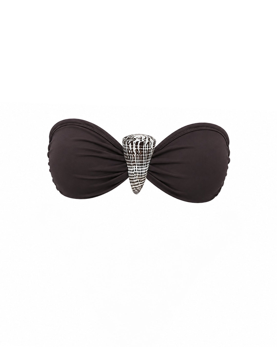 The Mocha Leopard Cone Bikini Top